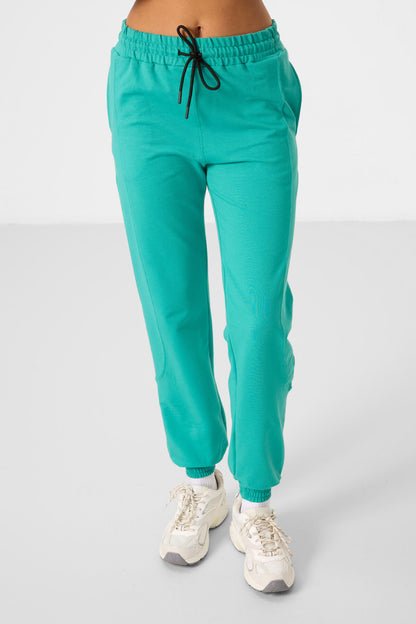 Basic Oversize Women's Tracksuit Tunic Set - 95347