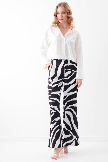 BOHEMIAN PATTERNED TROUSERS