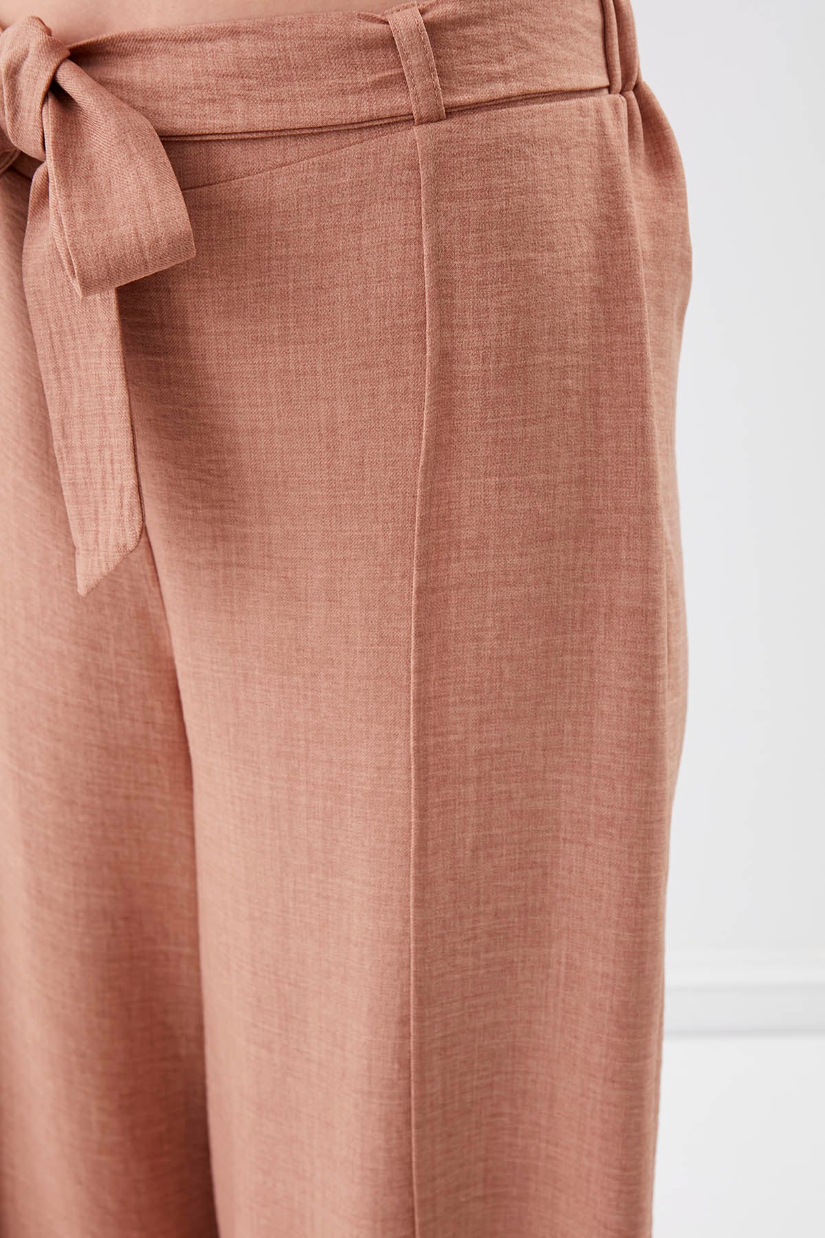 SIDE SPLIT-APART WAIST-BINDING TROUSERS