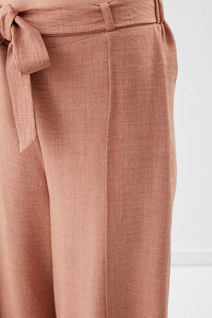 SIDE SPLIT-APART WAIST-BINDING TROUSERS