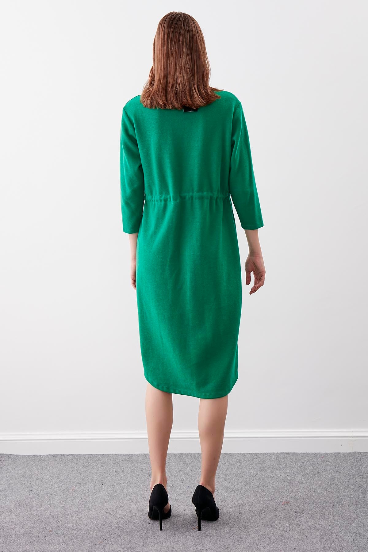 KNITTED DRESS WITH BUTTONS