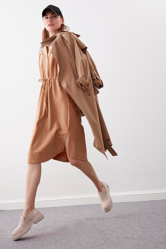 KNITTED DRESS WITH BUTTONS