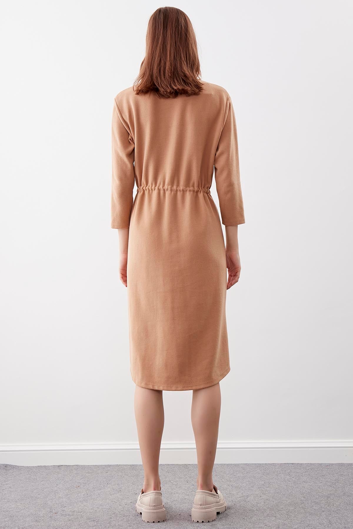 KNITTED DRESS WITH BUTTONS