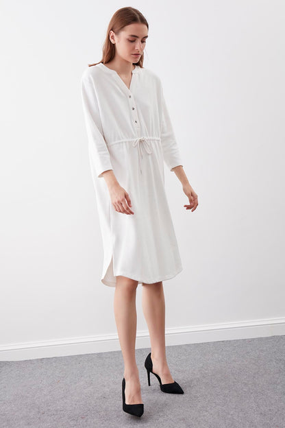 KNITTED DRESS WITH BUTTONS