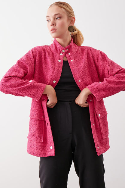 JACKET WITH BUTTON POCKET
