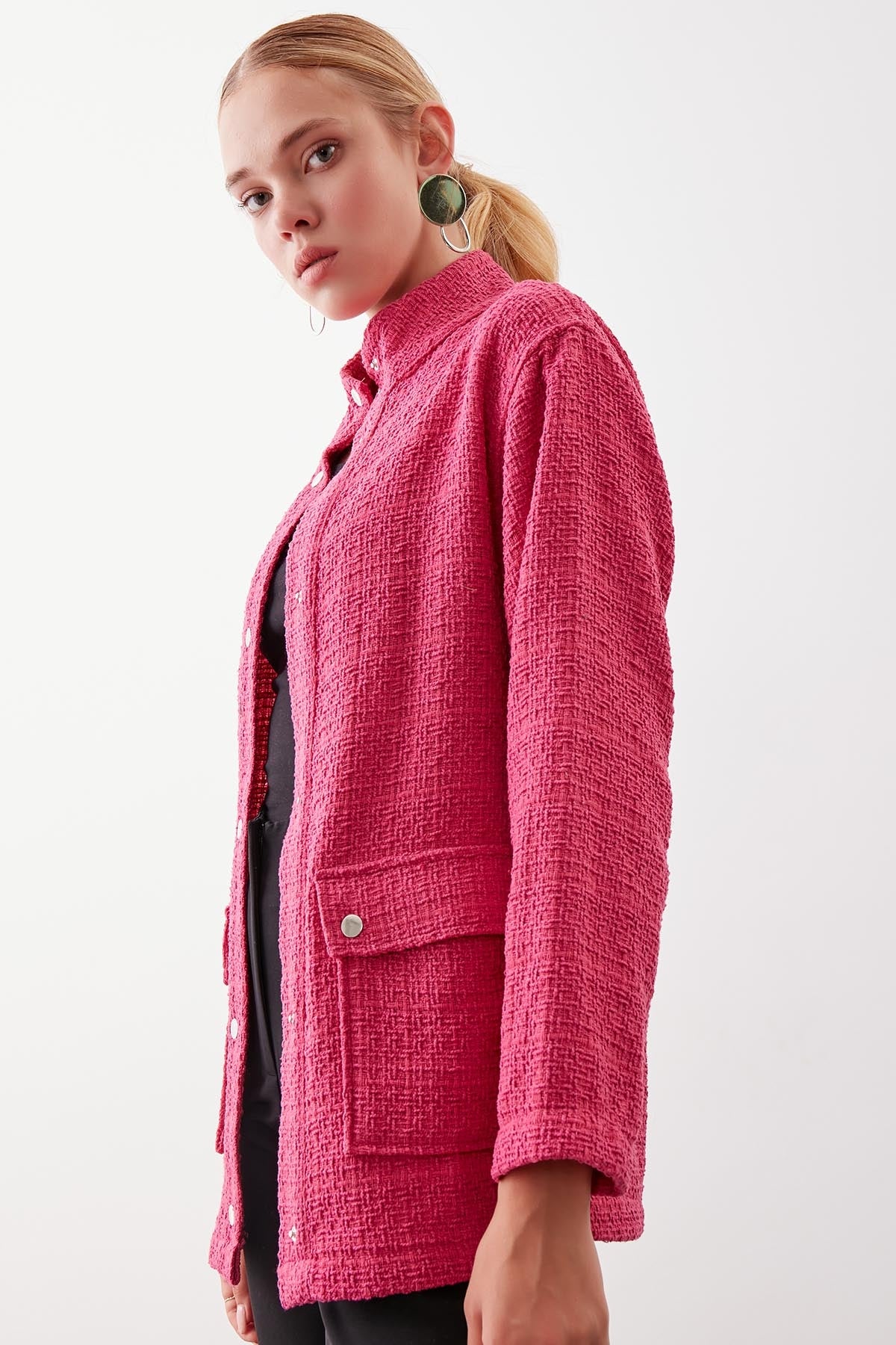 JACKET WITH BUTTON POCKET