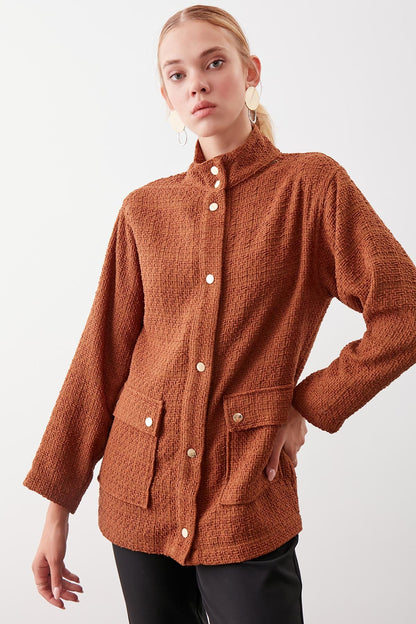 JACKET WITH BUTTON POCKET