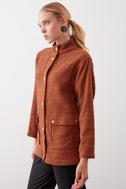 JACKET WITH BUTTON POCKET