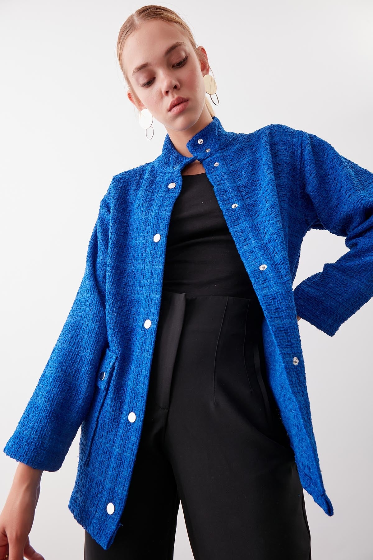 JACKET WITH BUTTON POCKET