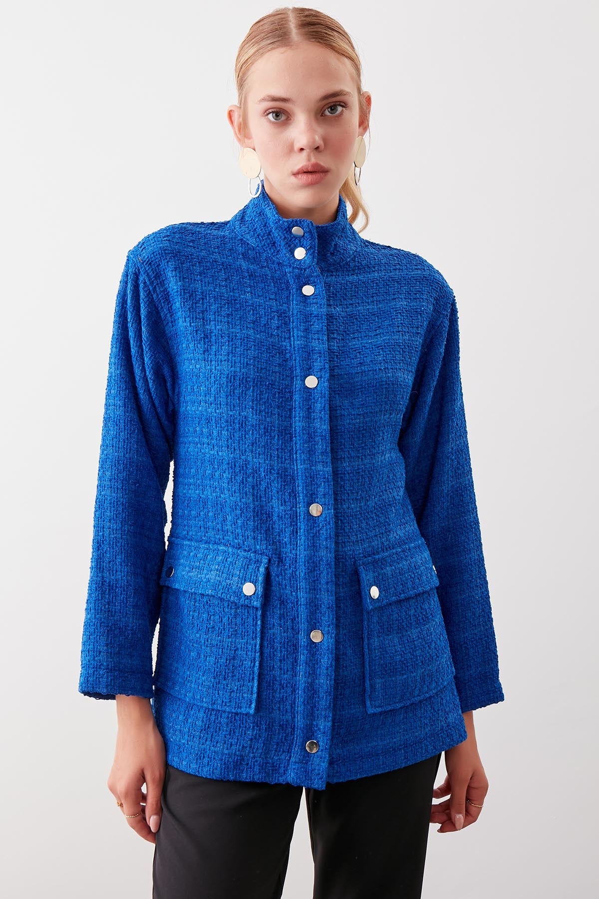JACKET WITH BUTTON POCKET