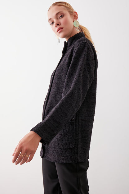 JACKET WITH BUTTON POCKET