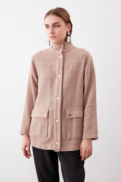 JACKET WITH BUTTON POCKET