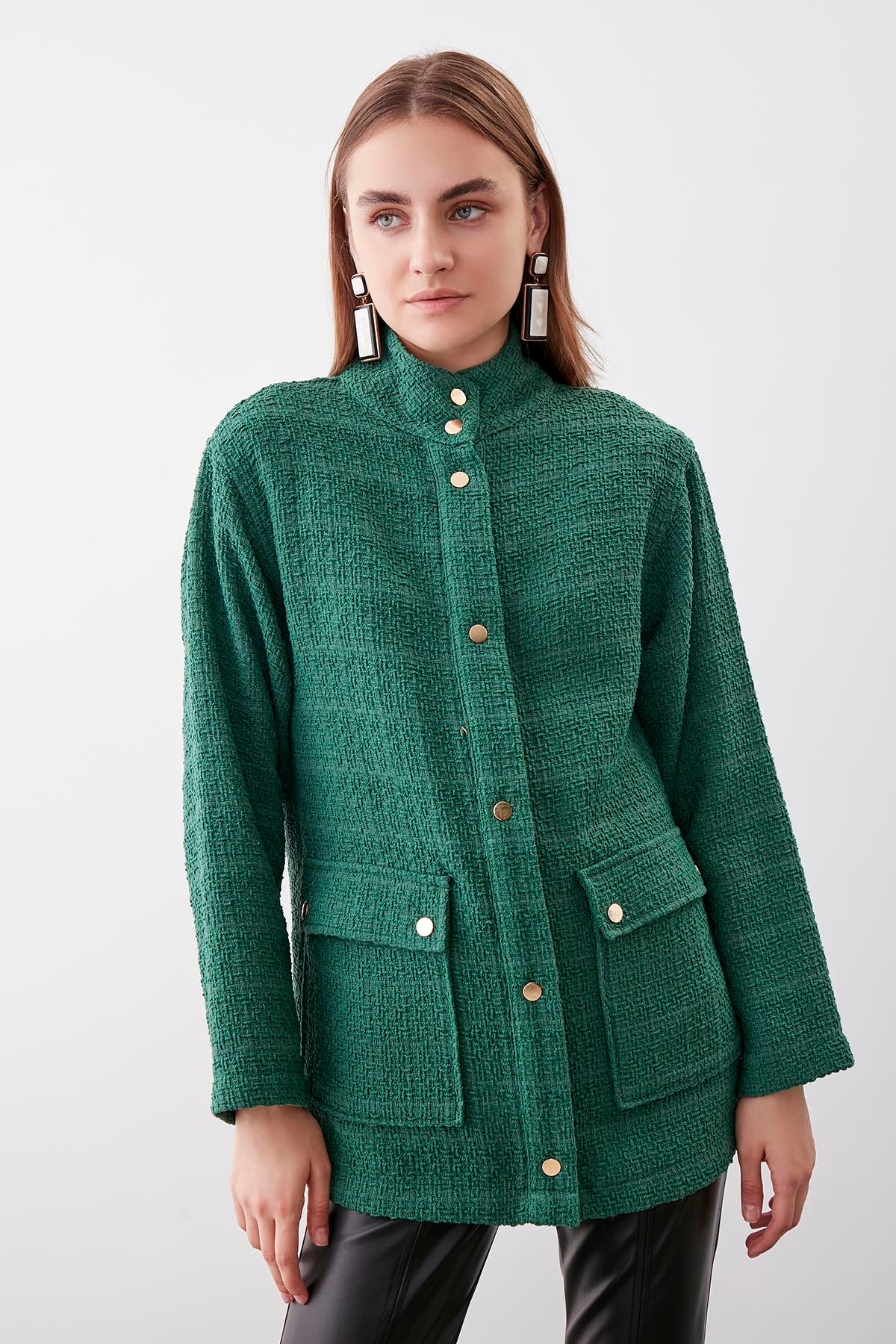 JACKET WITH BUTTON POCKET