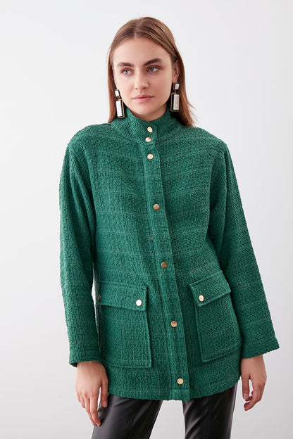 JACKET WITH BUTTON POCKET