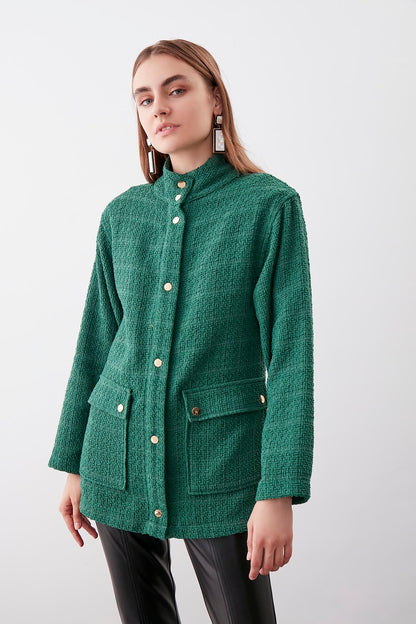 JACKET WITH BUTTON POCKET
