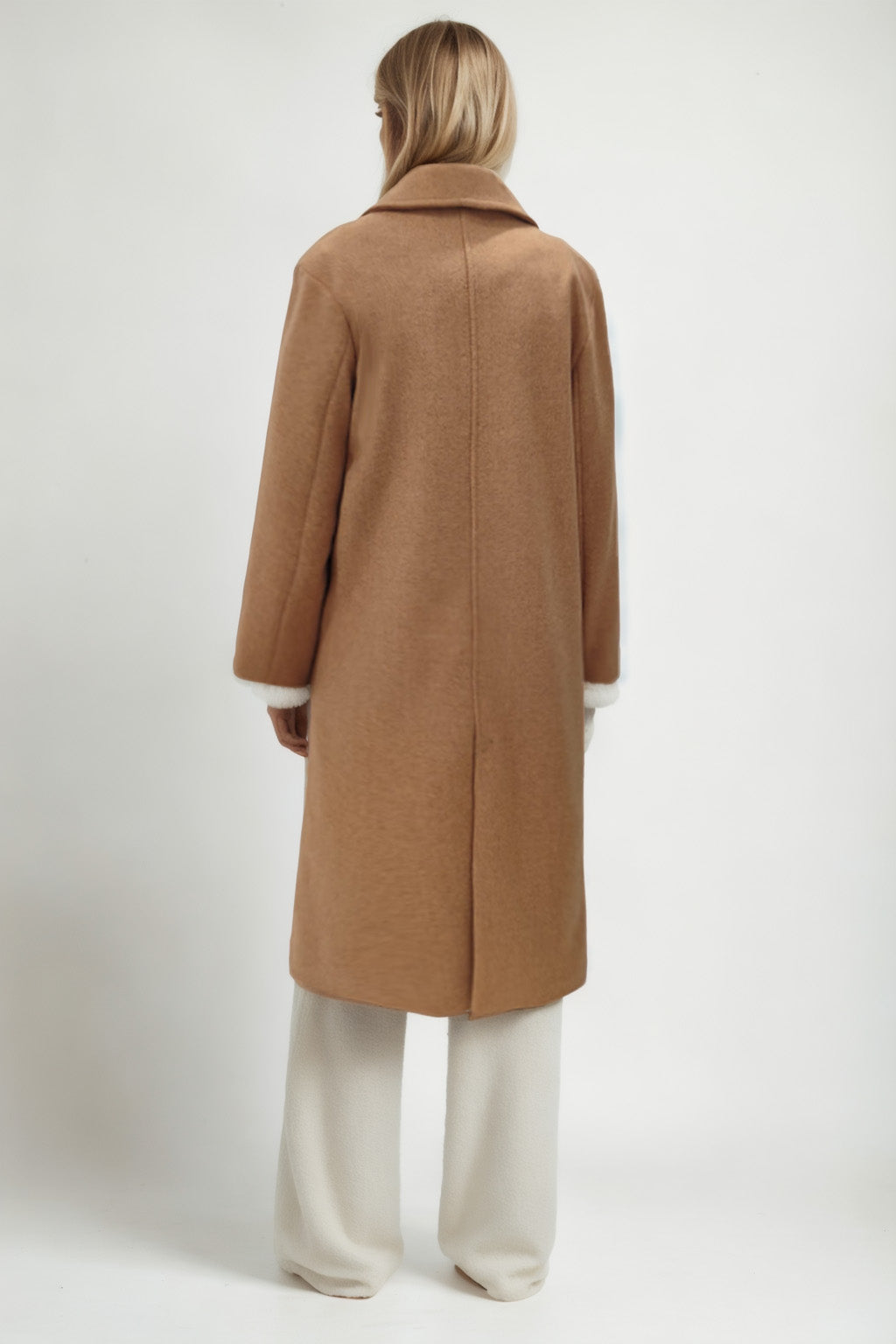 LONG JACKET WITH LOW SHOULDERS