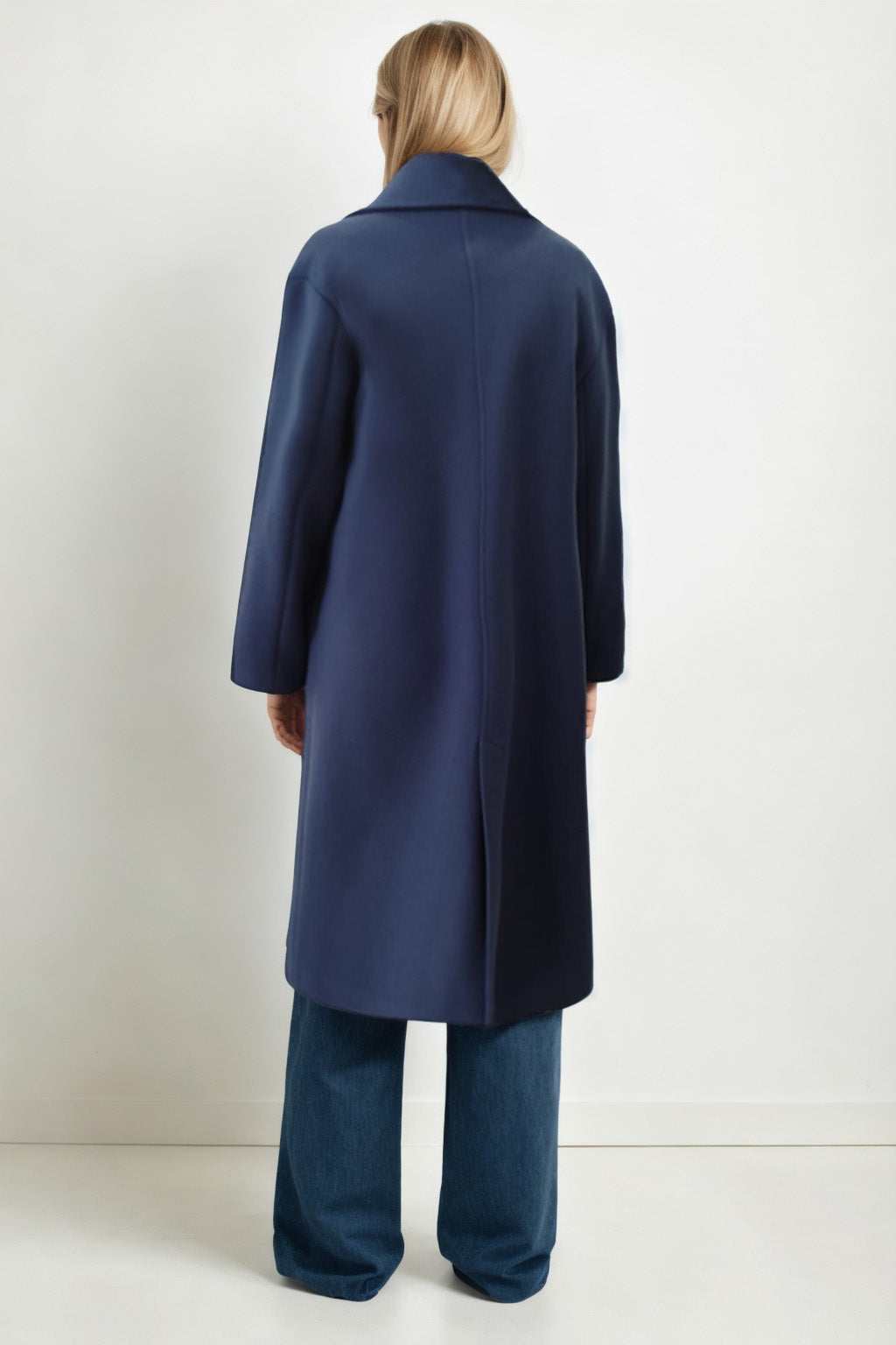 LONG JACKET WITH LOW SHOULDERS