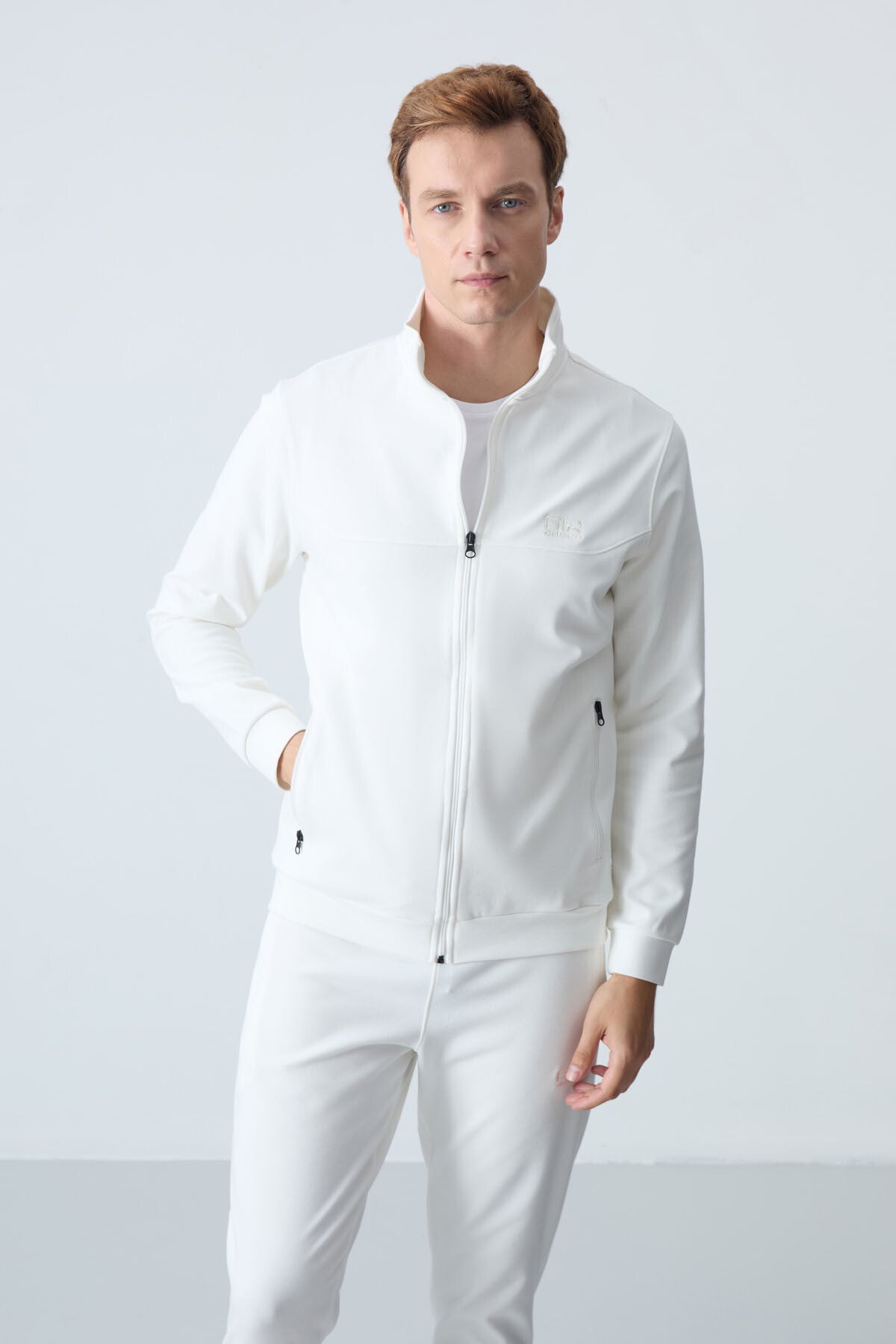 Hugo Beige Jogger Men's Tracksuit Set - 85198