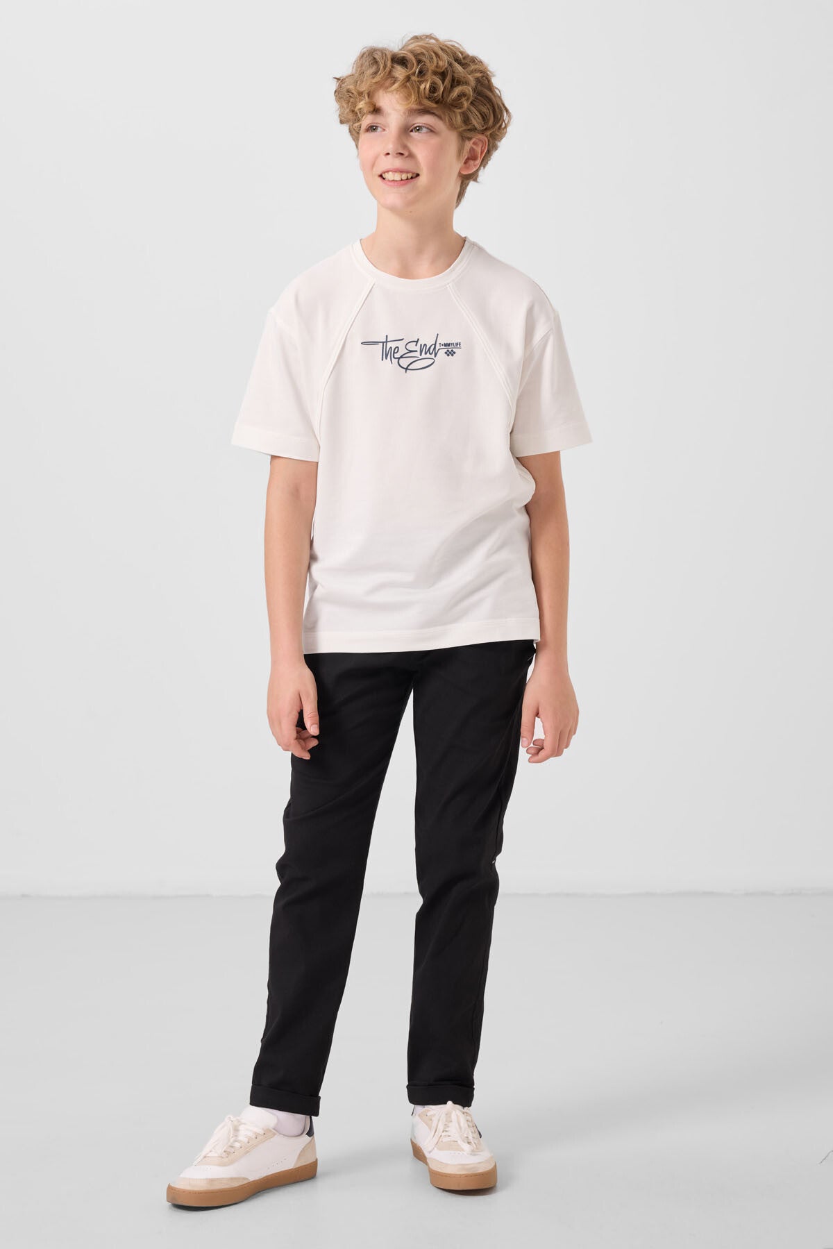 Oversized Printed Boys T-Shirt - 11285