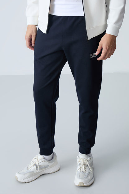 Hugo Beige - Navy Blue Jogger Men's Tracksuit Set - 85198