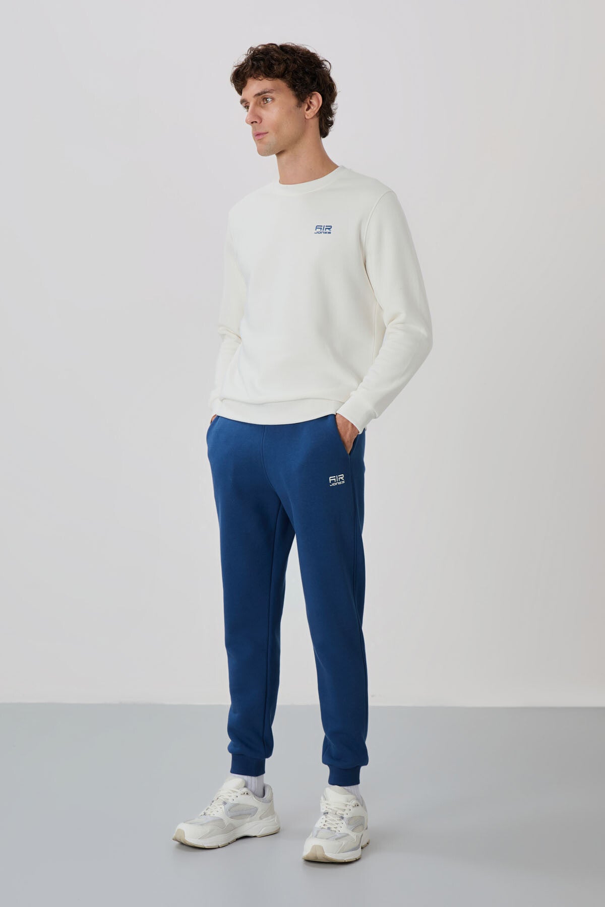 Andy Ekru-Parliament Brushed Men's Tracksuit Set - 85190