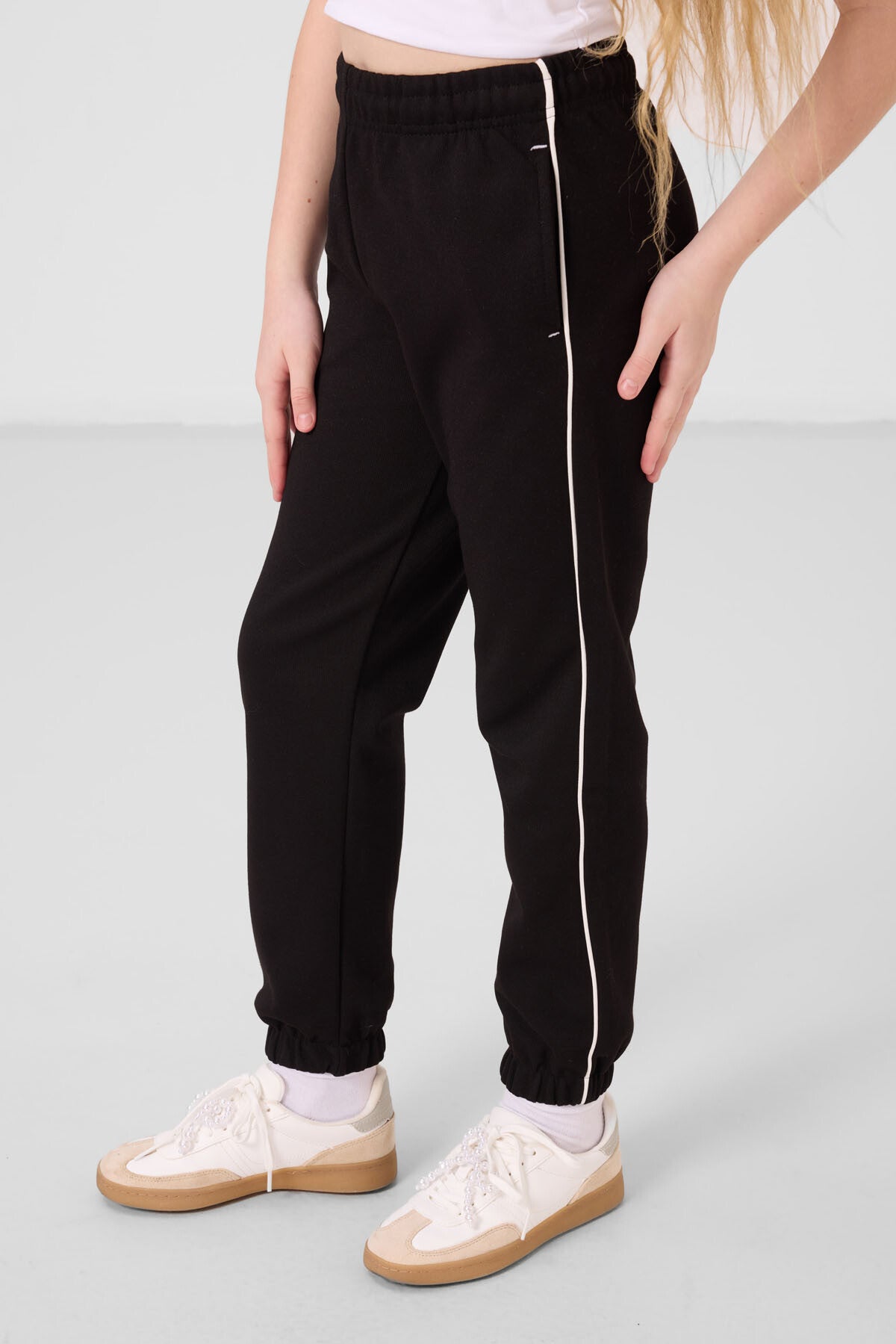 Black and brown O-collar printed with rubber stamps Standard Fit Tracksuit Set - 75186