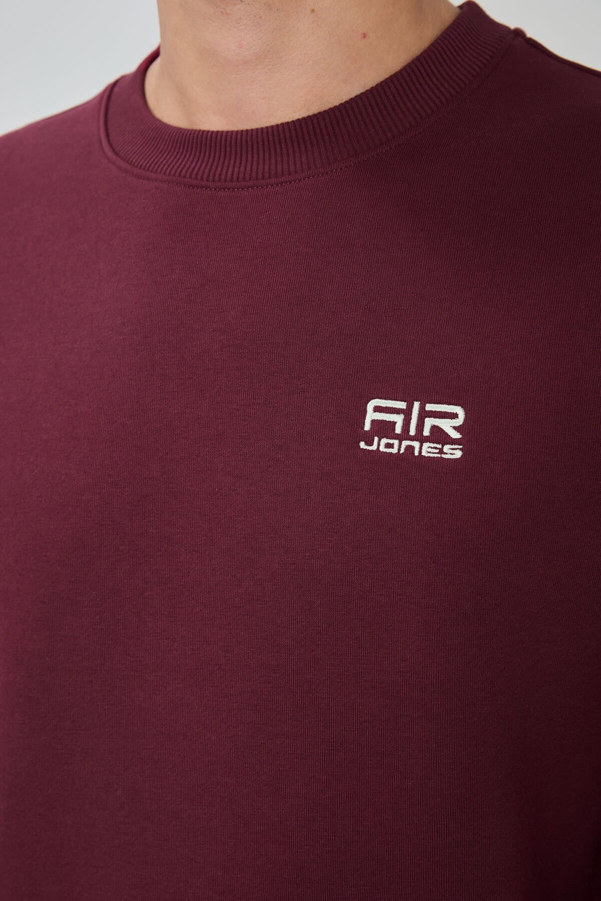 Andy Burgundy-Black Brushed Men's Tracksuit Set - 85190