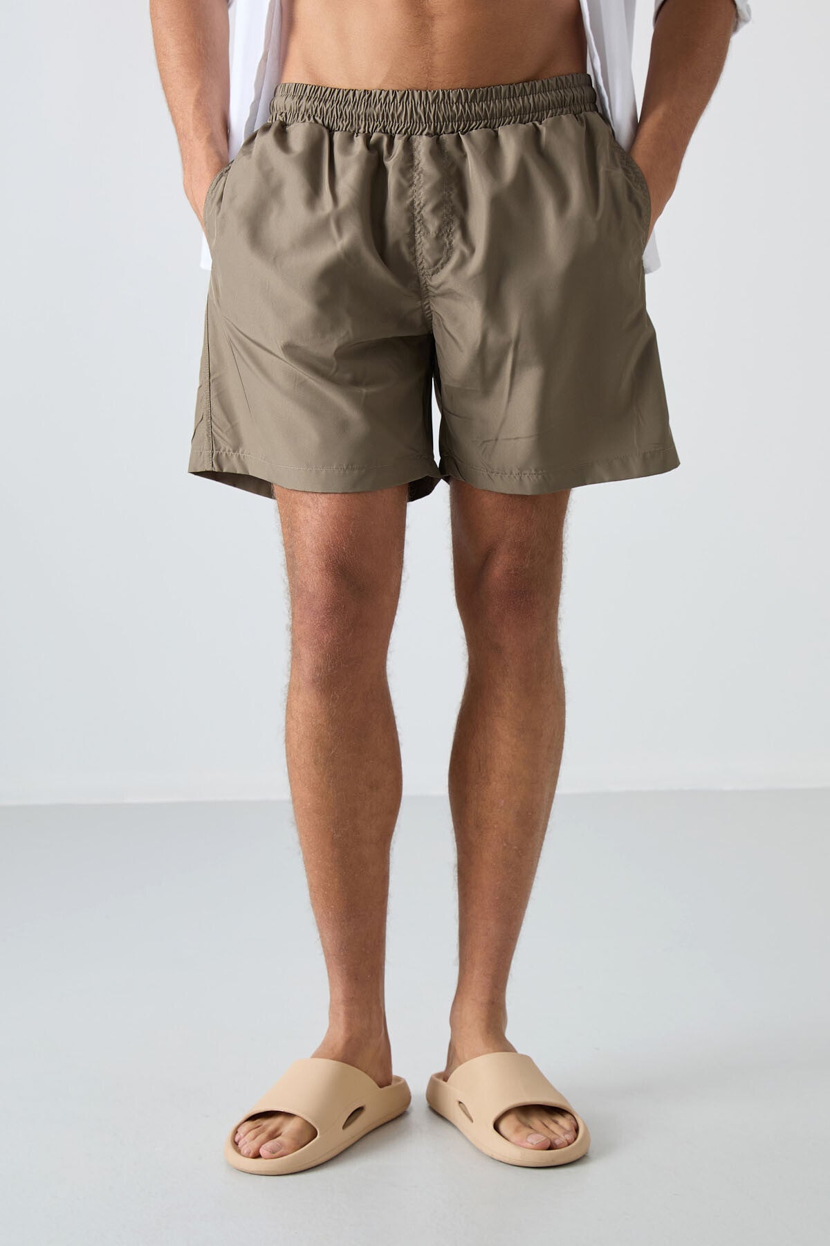 Camel Quick-Dry Standard Fit Men's Swim Shorts - 81237