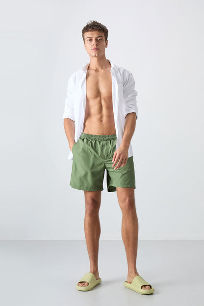 Quick-Drying Standard Fit Men's Swim Shorts - 81237