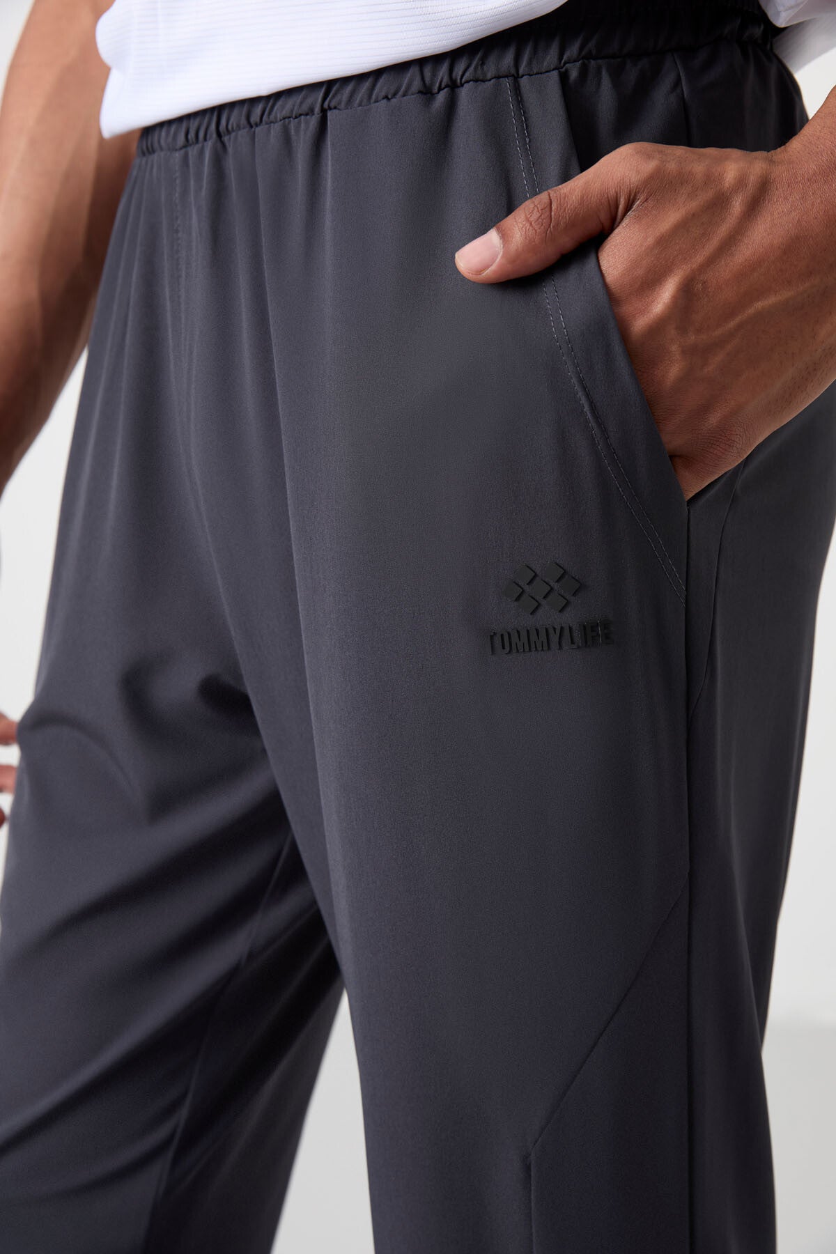 Anthracite Thin Soft Comfort Fit Tracksuit Bottom - 82119