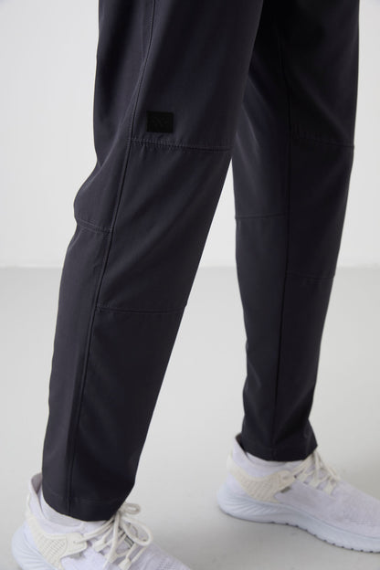 Anthracite Polyester Thin Soft Comfort Fit Men's Tracksuit Bottom - 82120
