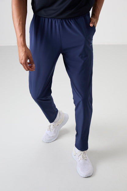 Indigo Polyester Thin Soft Comfort Fit Men's Tracksuit Bottom - 82119