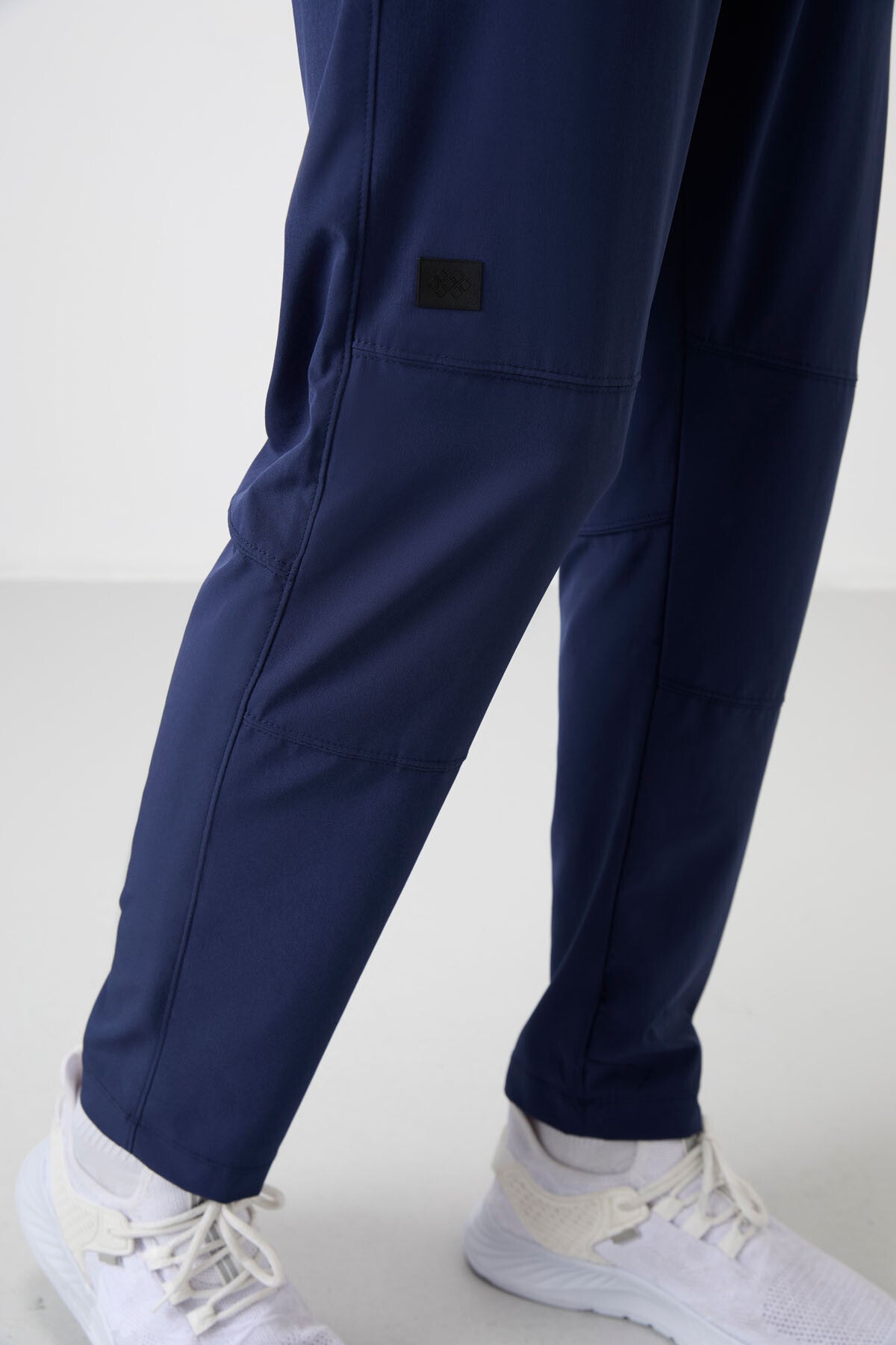 Indigo Polyester Thin Soft Comfort Fit Men's Tracksuit Bottom - 82120