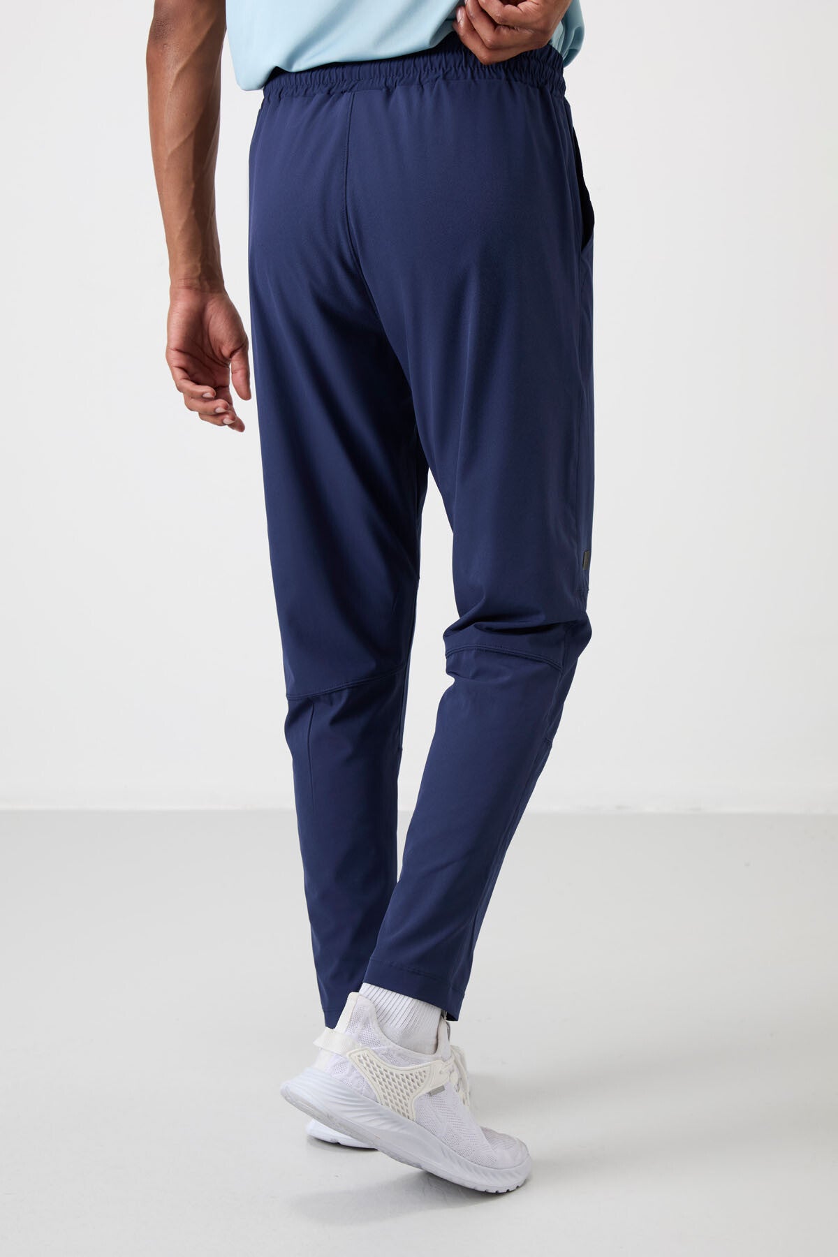 Indigo Polyester Thin Soft Comfort Fit Men's Tracksuit Bottom - 82120