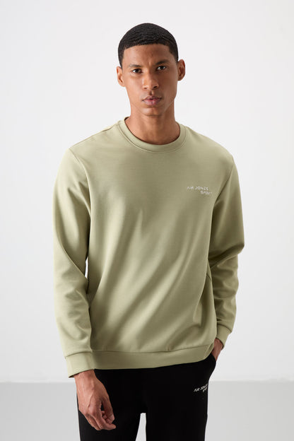 Black Cotton Thick Soft Textured Comfort Fit Embroidered Men's Tracksuit Set - 85254