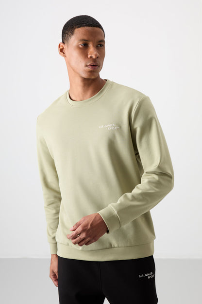 Black Cotton Thick Soft Textured Comfort Fit Embroidered Men's Tracksuit Set - 85254