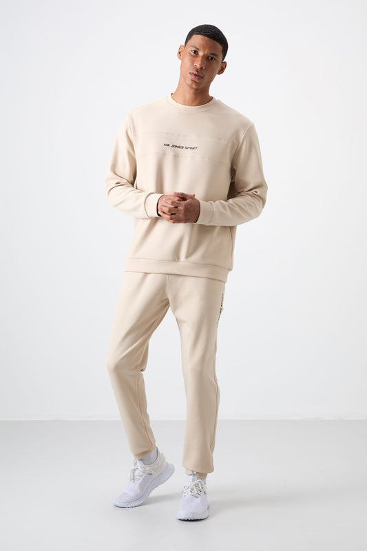 Cotton Thick Soft Textured Comfort Fit Printed Men's Tracksuit Set - 85253