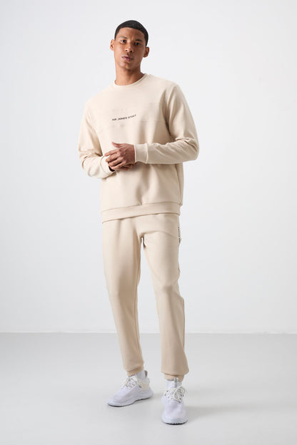 Cotton Thick Soft Textured Comfort Fit Printed Men's Tracksuit Set - 85253