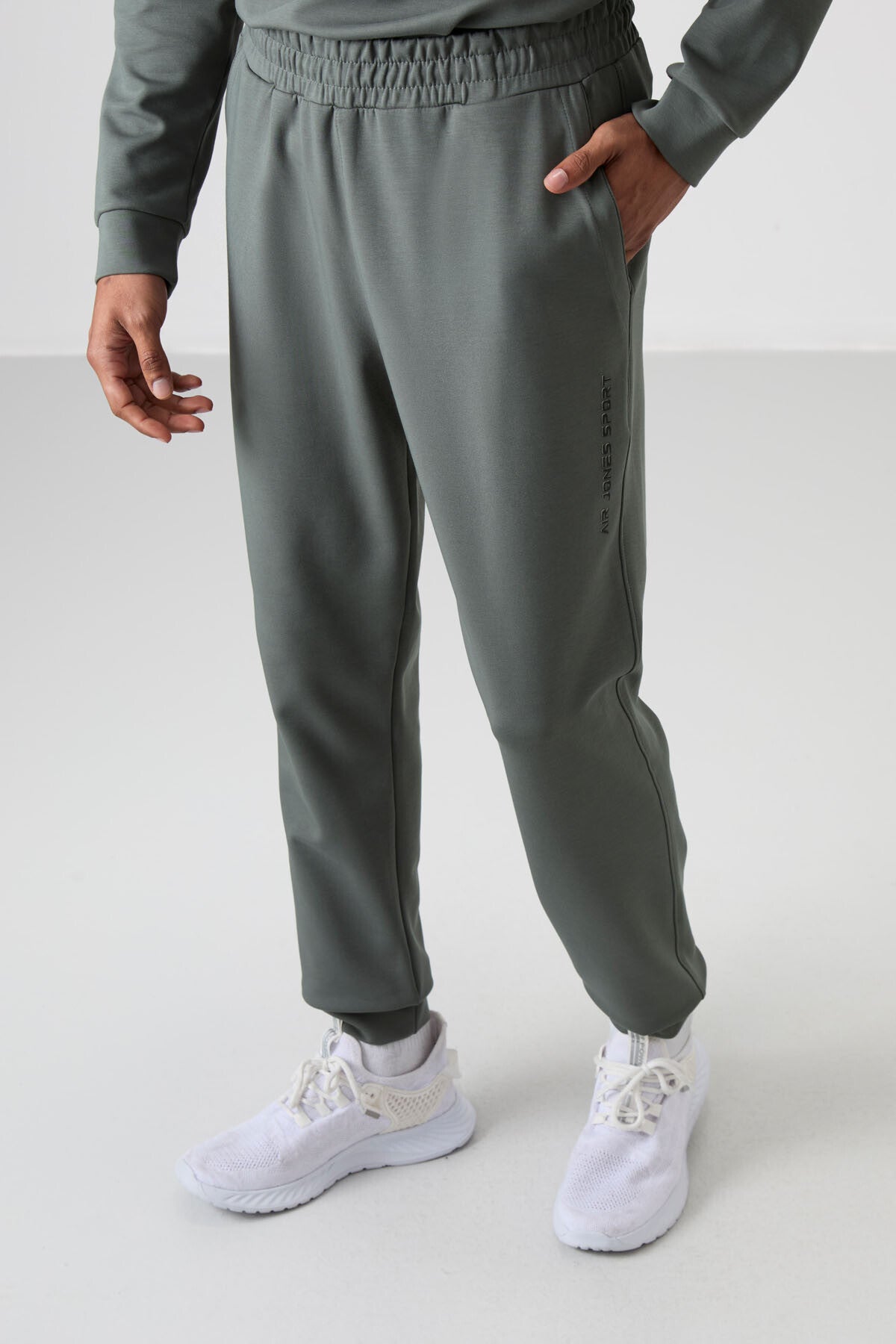 Right - Right Cotton Thick Soft Textured Comfort Fit Printed Men's Tracksuit Set - 85253
