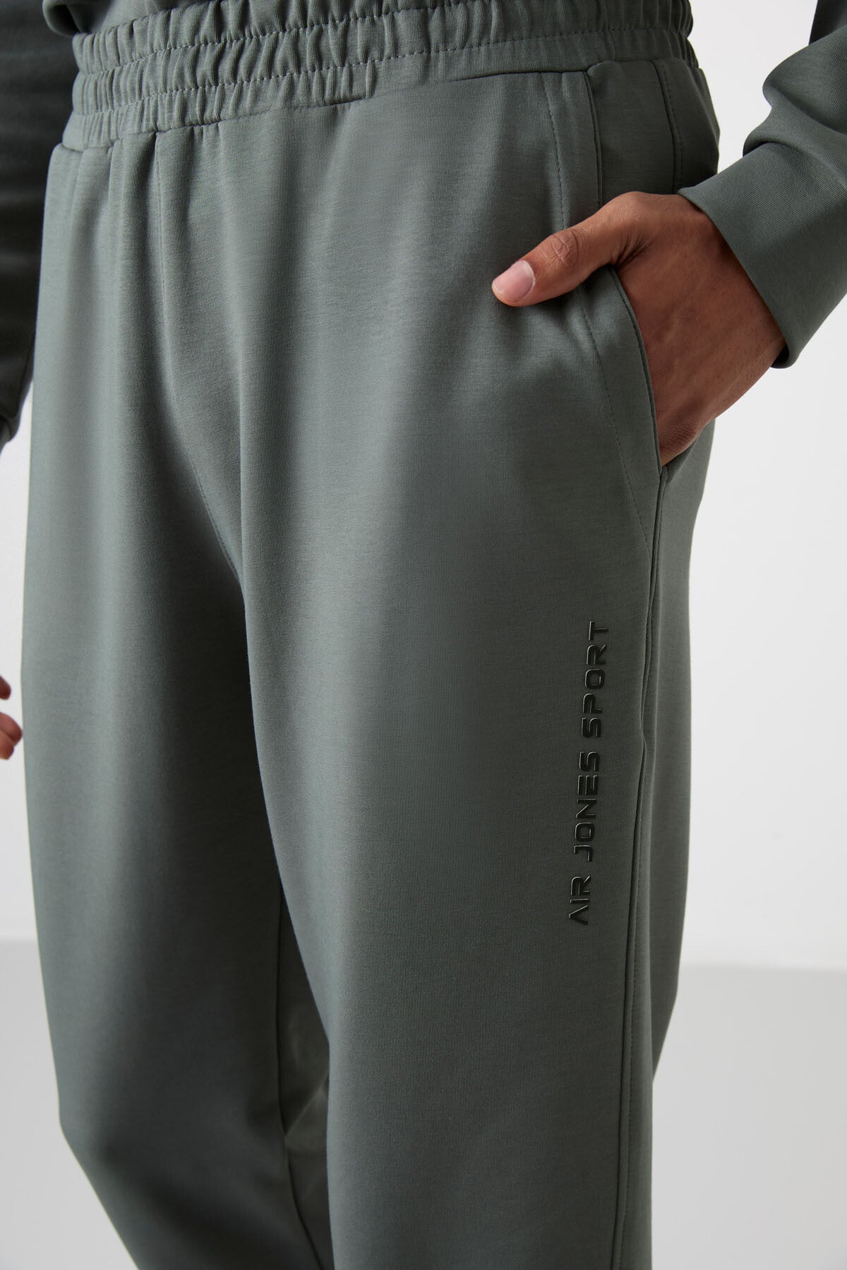 Right - Right Cotton Thick Soft Textured Comfort Fit Printed Men's Tracksuit Set - 85253