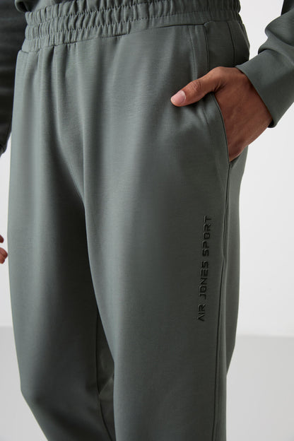 Right - Right Cotton Thick Soft Textured Comfort Fit Printed Men's Tracksuit Set - 85253