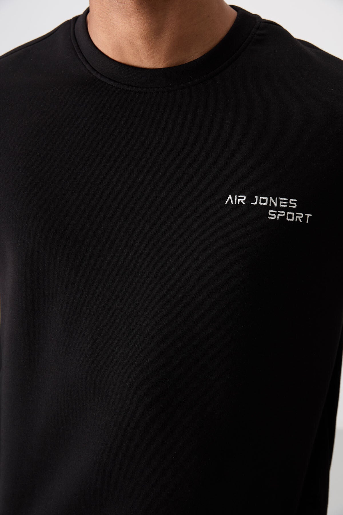 Cotton Thick Soft Textured Comfort Fit Embroidered Men's Tracksuit Set - 85254