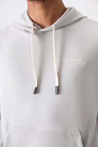 Stone Cotton Thick Soft Textured Comfort Fit Embroidered Men's Tracksuit Set - 85255