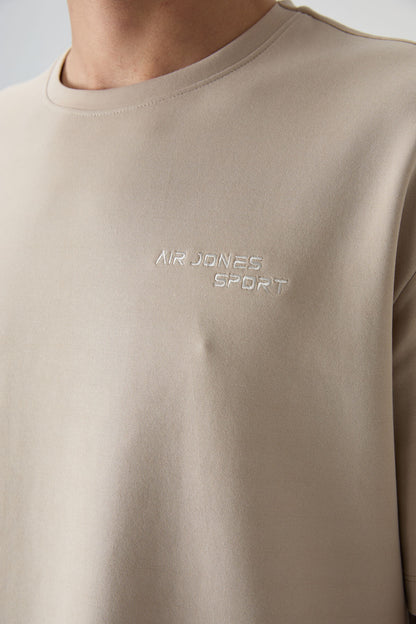 Cotton Thick Soft Textured Oversize Fit Embroidered Men's Tracksuit Set - 85252