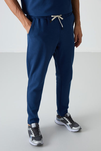 Parlament Cotton Thick Soft Textured Oversize Fit Basic Men's Tracksuit Set - 85251