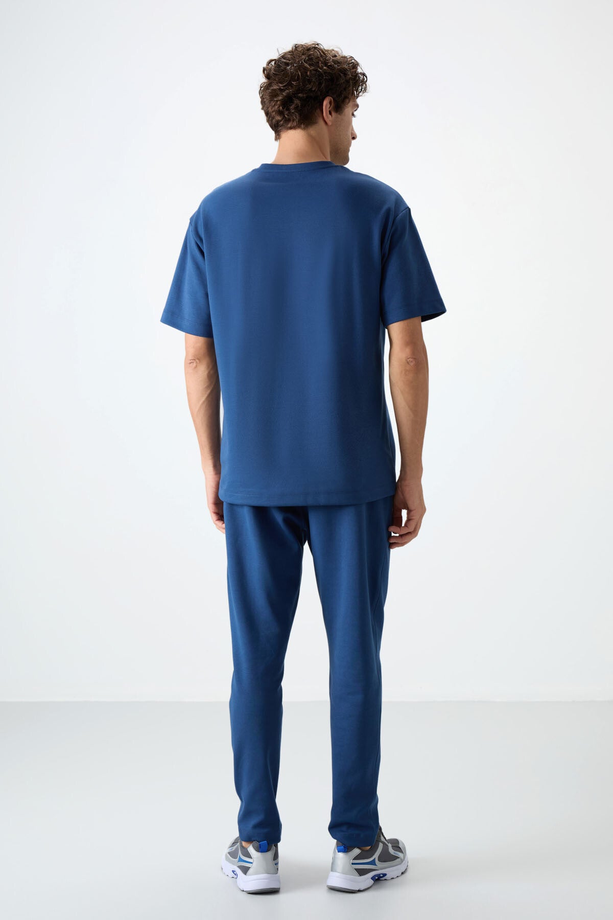 Parlament Cotton Thick Soft Textured Oversize Fit Basic Men's Tracksuit Set - 85251