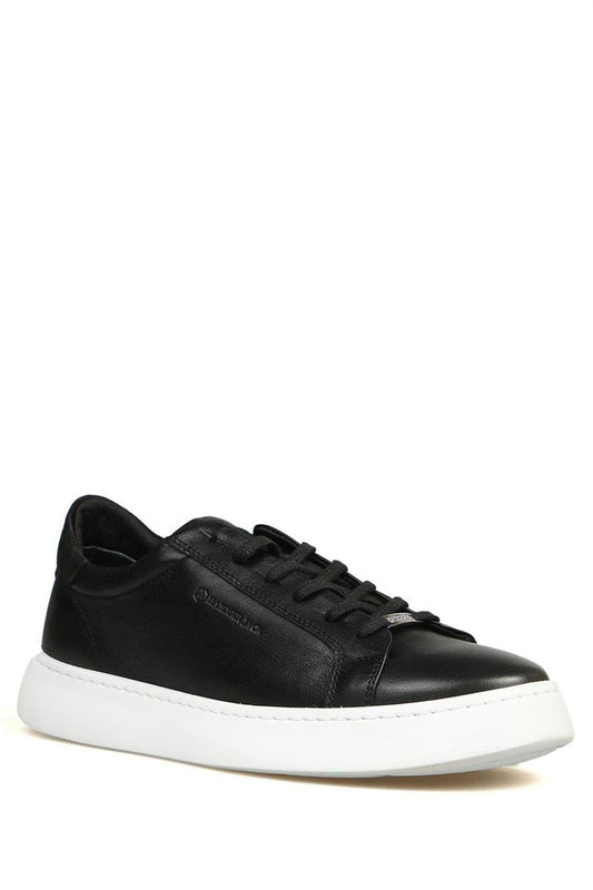 Real Leather Black Men's Shoes