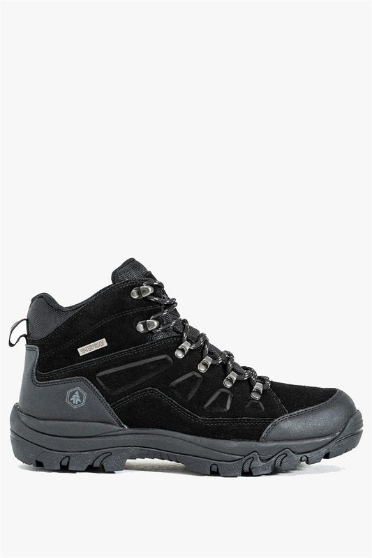 Homer Waterproof Black Suede Outdoor Trekking Boots