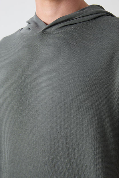 Cotton Thick Textured Surface Oversize Fit Basic Men's T-Shirt - 88335