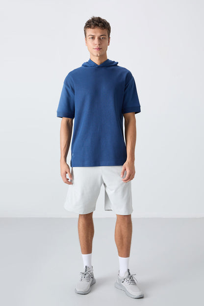 Parliament Cotton Thick Textured Surface Oversize Fit Basic Men's T-Shirt - 88335